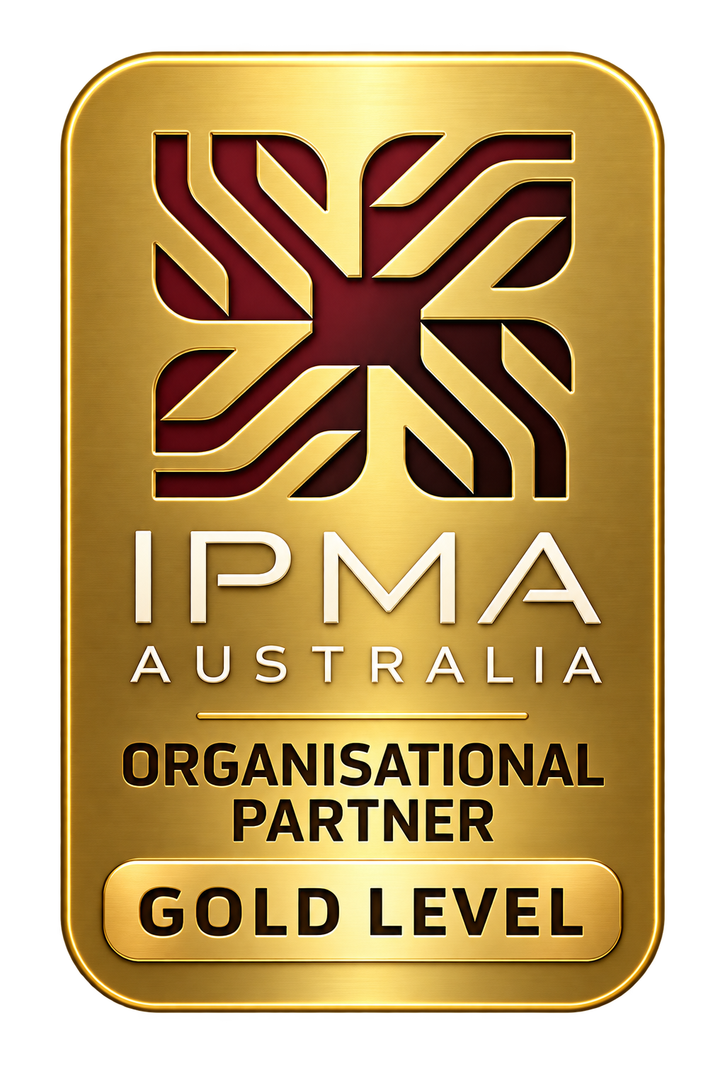 IPMA Australia Gold Level Organisational Partner badge