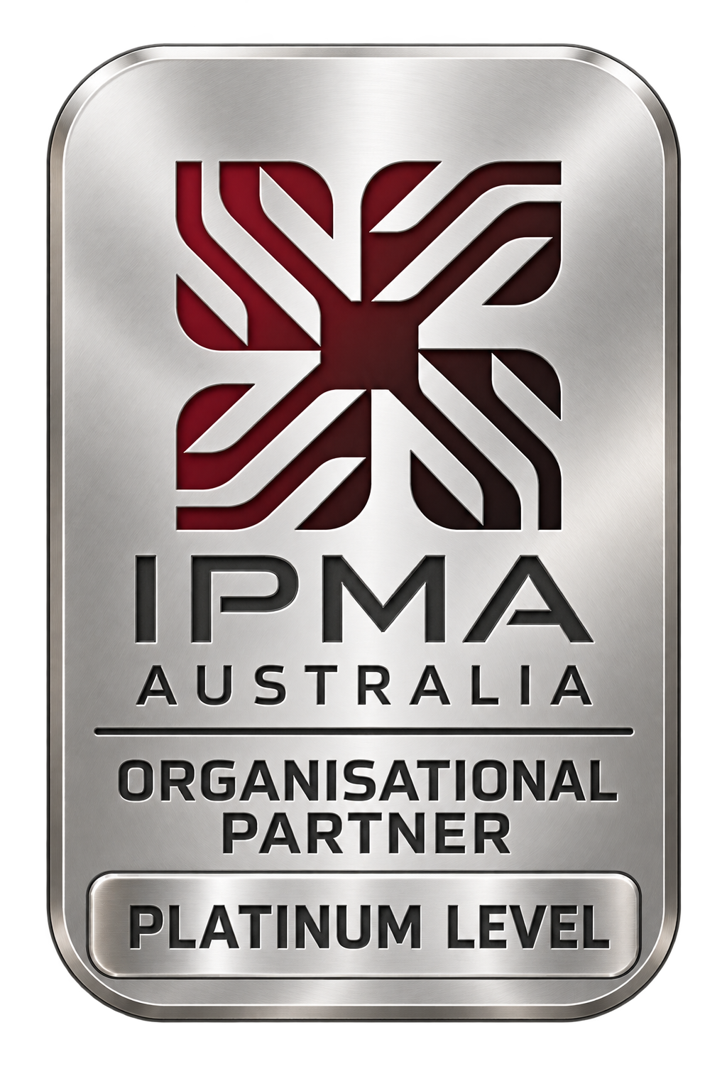 IPMA Australia Platinum Level Organisational Partner badge